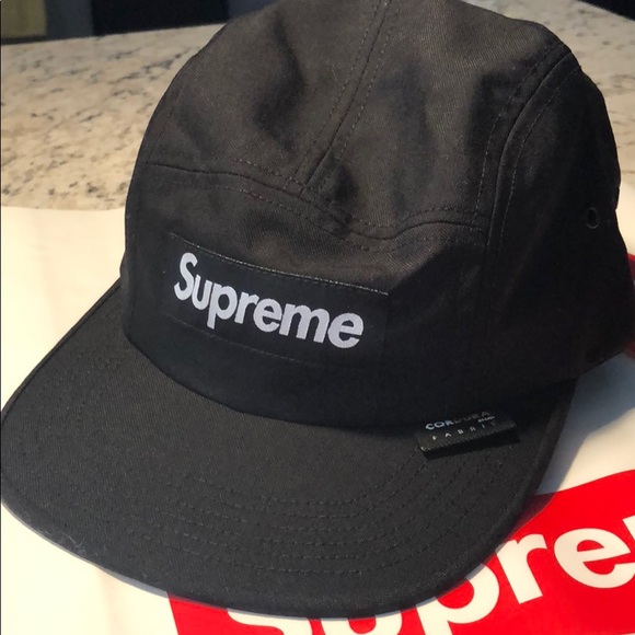 Supreme | Accessories | Nwt Supreme Ss8 Cordura Camp Cap Black Supreme | Accessories | Nwt Supreme Ss8 Cordura Camp Cap Black